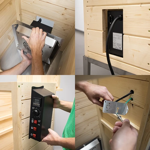 Elektrisko moduļu komplekts ar digitālo kontrolieri - dragON 1,5 kW, dārza kūpinātavām - 5