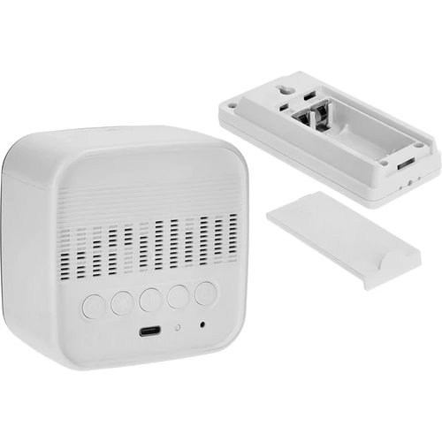 Elektroniskā Soens laika stacija - ar bezvadu sensoru, modinātāju un lampiņu - 3
