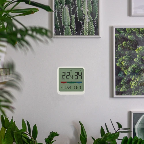 Elektroniskais istabas termometrs, balts - 14