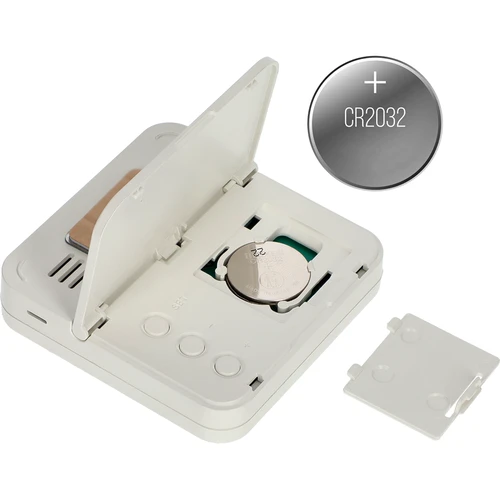 Elektroniskais istabas termometrs, balts - 5