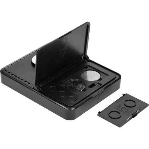 Elektroniskais istabas termometrs, melns - 7