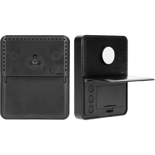 Elektroniskais istabas termometrs, melns - 6