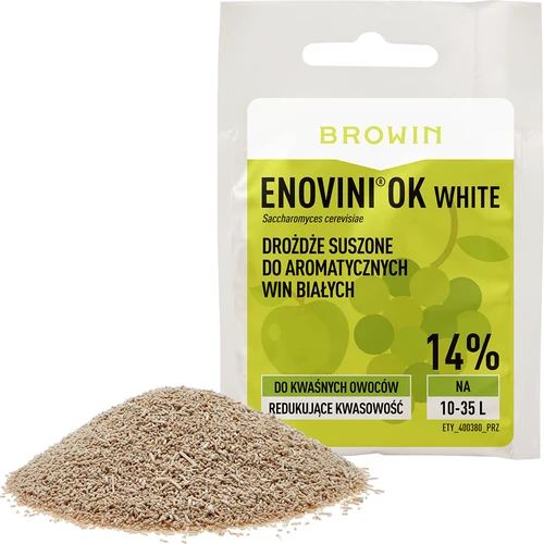 Enovini® OK WHITE - vīna raugs, kas samazina skābumu, 7 g - 3