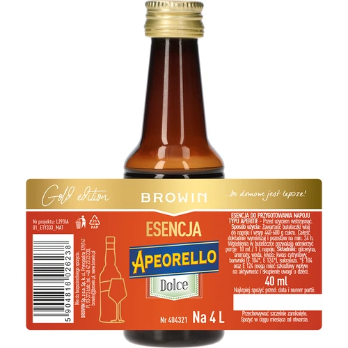 Esence Apeorello Dolce 4 litriem, 40 ml - 5