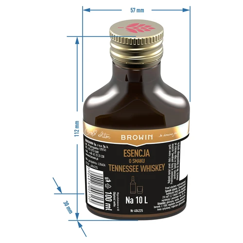 Esence ar Tenesī viskija garšu uz 10 L - 100 ml - 6