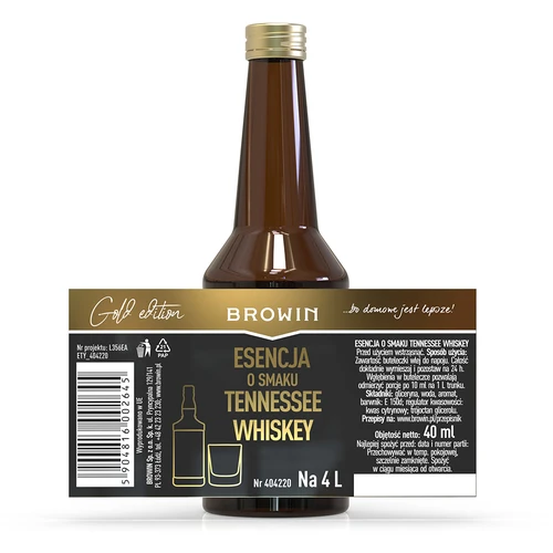 Esence ar Tenesī viskija garšu uz 4 L - 40 ml - 7