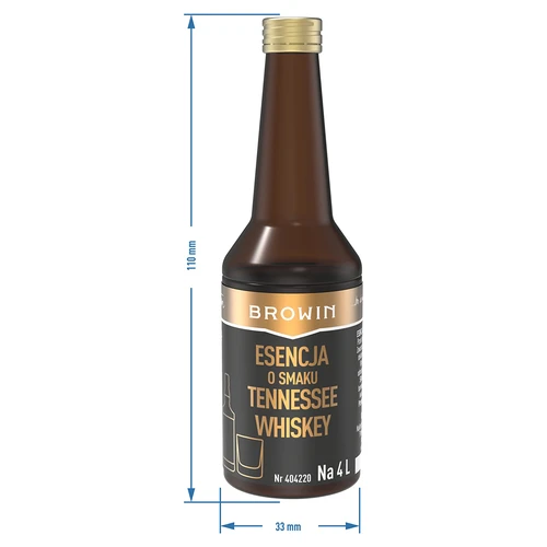 Esence ar Tenesī viskija garšu uz 4 L - 40 ml - 8