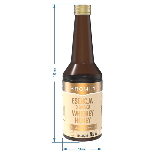 Esence ar Whiskey Honey garšu uz 4 L - 40 ml - 8