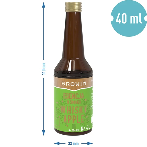 Esence ar Whisky Apple garšu - 40 ml, uz 4L - 7