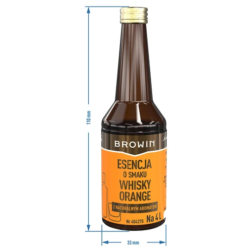 Esence ar Whisky Orange garšu uz 4 L - 40 ml - 8