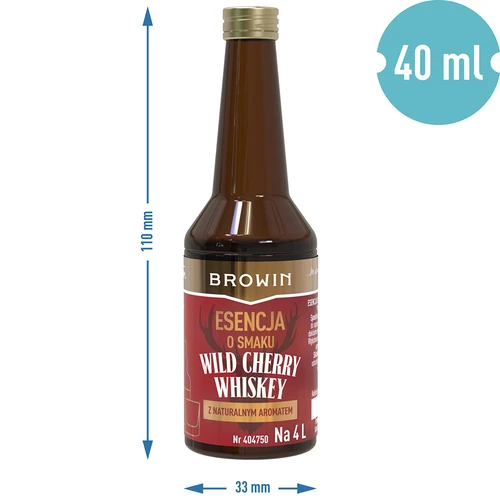 Esence ar Wild Cherry Whiskey garšu 40 ml - 6