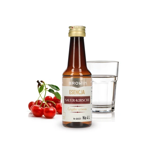 Esence Sauer-Kirsche - Tīrs skābais ķirsis, 40 ml, uz 4 L - 3