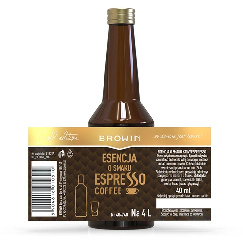 Espresso garšas esence, 40 ml, uz 4 L - 4