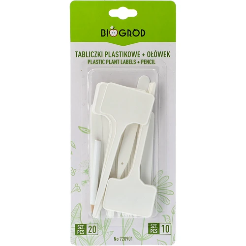 Etiķetes augu marķēšanai + zīmulis mix 10+20 gab. - 4