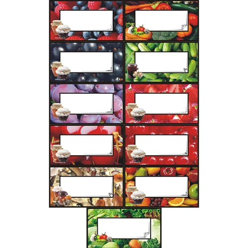 Etiķetes konservējumiem 84 mm/46 mm, pašlīmējošas, 30 gab.