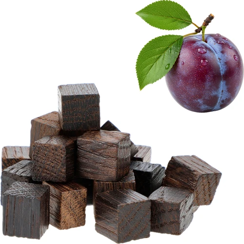 Franču ozolkoka kubiņi, stipri grauzdēti, aromatizēti – Plūme, 20 g - 3