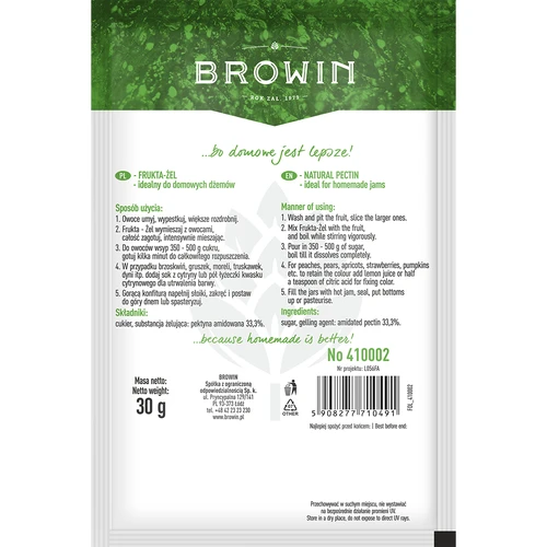 Frukta-Żel - Pektīns džemiem un ievārījumiem, 30 gab. - 3