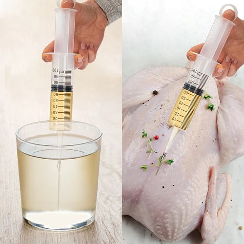 Gaļas injektors 100 ml + 2 adatas - 8