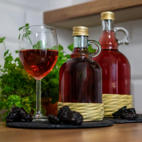 Gallone pudele 500 ml pītā apvalkā, ar skrūvējamu vāciņu - 4