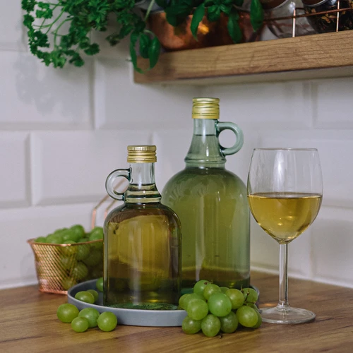 Gallone pudele bez pītā apvalka, ar skrūvējamu vāciņu, 0,5 L - 4