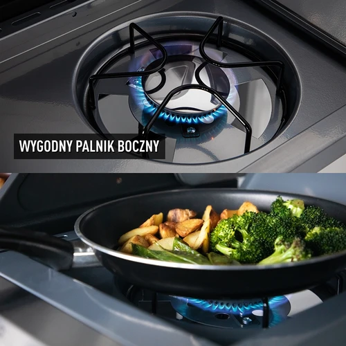 Gāzes grils dragON BBQ101, 11,7 kW, melns/sudraba - 7