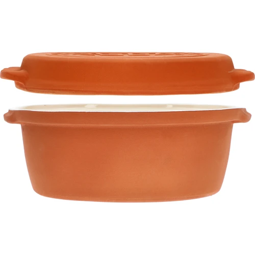 Glazēts romiešu katls 4,5 L (meandri) - 4