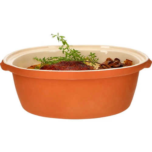 Glazēts romiešu katls 4,5 L (meandri) - 12