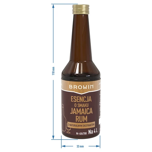 Gold esence ar Jamaica Rum garšu uz 4 L, 40 ml - 7
