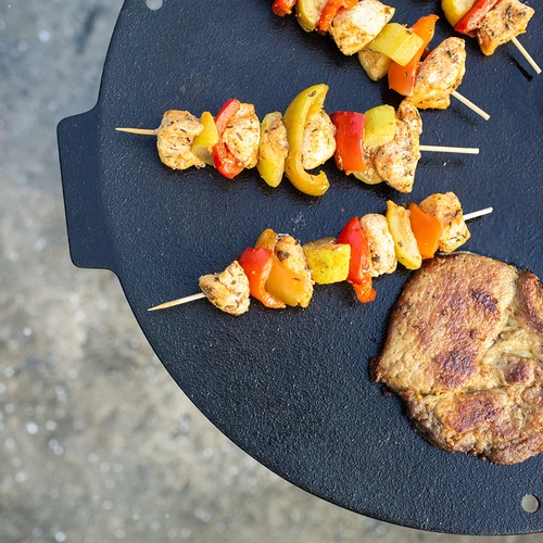 Grila panna, čuguna, fi 44 cm - 16