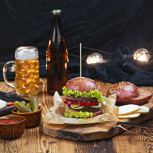 Hamburgeru prese - alumīnija, diametrs 12 cm - 9