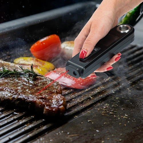 Infrasarkanais virtuves termometrs, kompakts, ar salokāmu zondi - 14