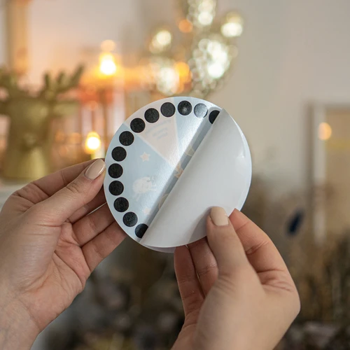 Istabas šķidro kristālu termometrs, bērnistabai Ø 11cm - 4