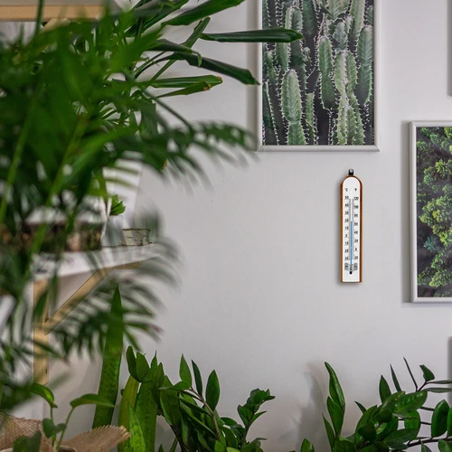 Istabas termometrs ar baltu skalu (-30°C līdz +50°C) 20 cm - 6