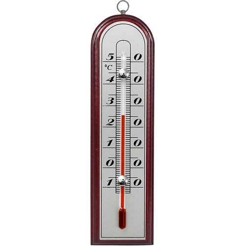 Istabas termometrs ar sudrabkrāsas skalu (-10°C līdz +50°C) 16cm asorti - 2