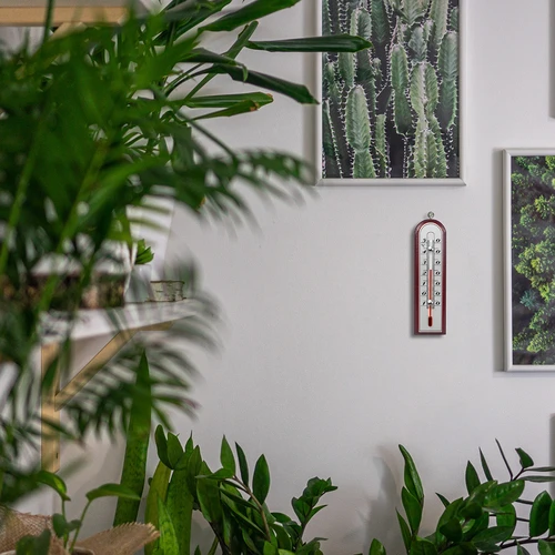 Istabas termometrs ar sudrabkrāsas skalu (-10°C līdz +50°C) 16cm asorti - 6