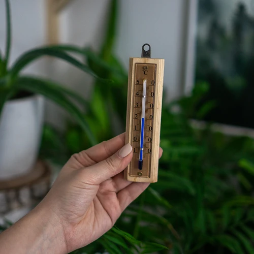 Istabas termometrs ar zelta krāsas skalu (-10°C līdz +50°C) 12 cm - 5