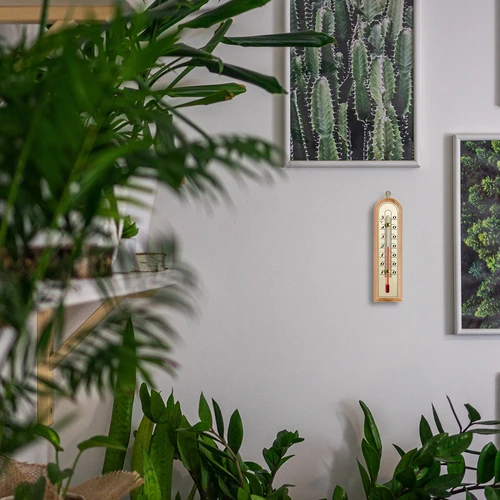 Istabas termometrs ar zelta krāsas skalu (-10°C līdz +50°C) 16 cm - 5