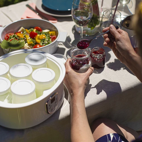 Jogurta gatavotājs ar termostatu, 7 burciņas, 1,3 l - 16