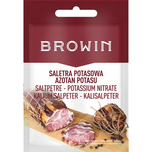 Kālija nitrāts (salpetris) gaļas peklēšanai, 20 g