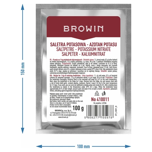 Kālija salpetris gaļas peklēšanai, 100 g - 6