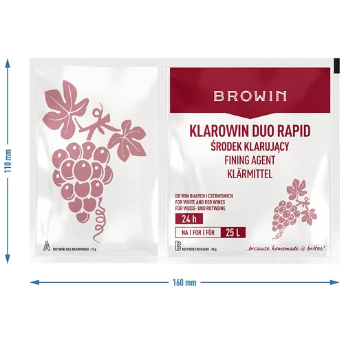 Klarowin Duo Rapid - hitozāns + kieselsols, 65 g - 6