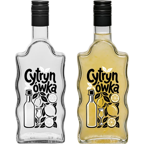 Klasztorna 500 ml pudele ar skrūvējamu vāciņu un uzdruku „Cytrynówka”, 1. variants - 3