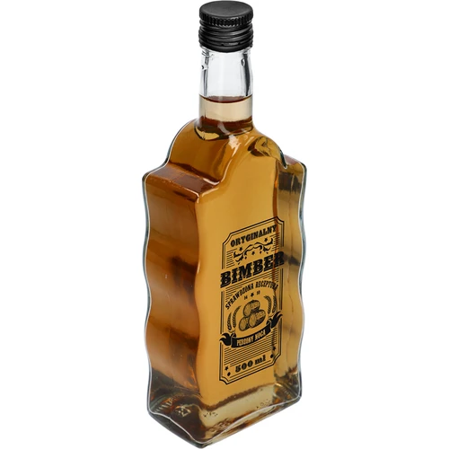 Pudele Klasztorna 500 ml ar skrūvējamu vāciņu, ar uzdruku „Bimber”, 1 gab. - 2