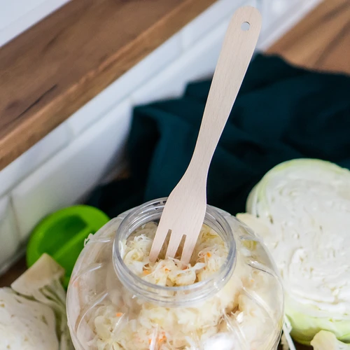 Koka dakša kāpostiem 25 cm - 3