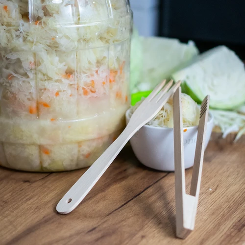 Koka dakša kāpostiem 25 cm - 4