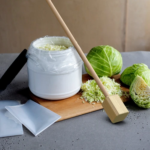 Koka kāpostu stampis, liels, 100 cm - 4