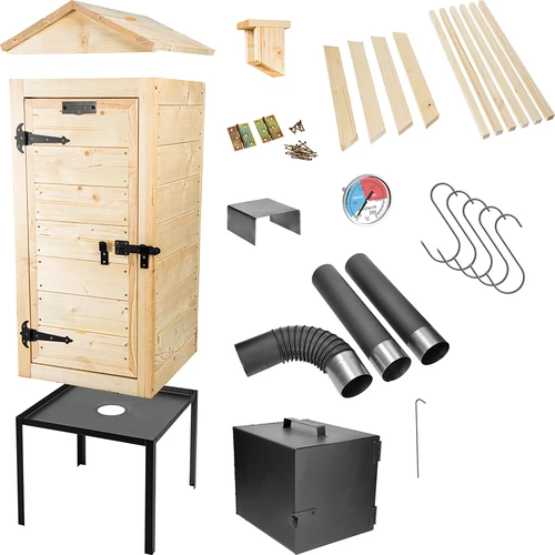 Koka kūpinātava 100 cm, ar kurtuvi