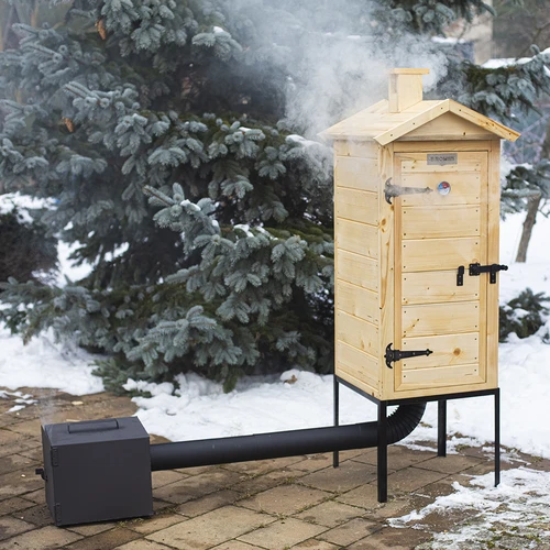 Koka kūpinātava 100 cm, ar kurtuvi - 5