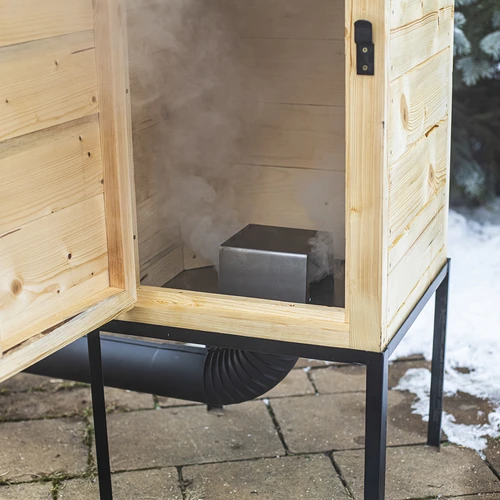 Koka kūpinātava 100 cm, ar kurtuvi - 9