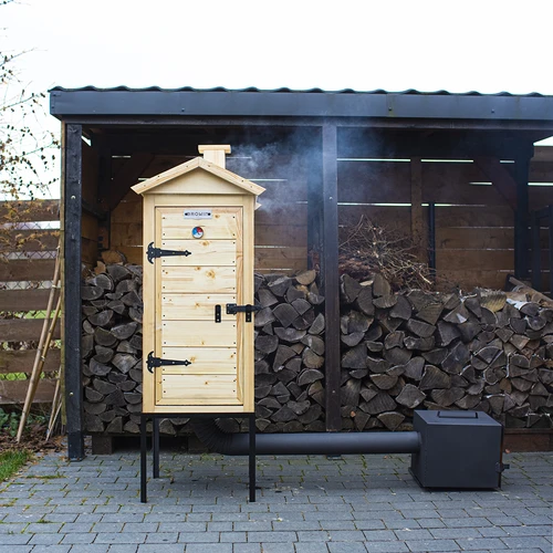 Koka kūpinātava 100 cm, ar kurtuvi - 4